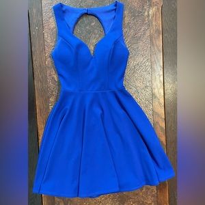 B Darlin Sweetheart A-Line Dress / Electric blue